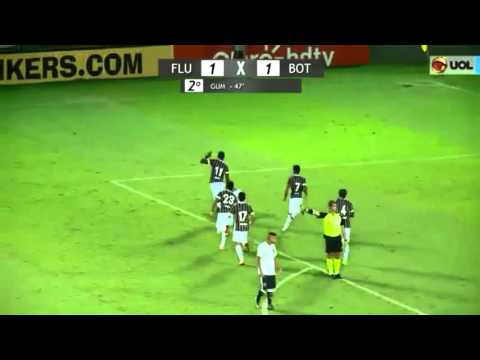 Gol de Gum final Fluminense 1 x 1 botafogo : campeonato carioca