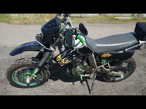 Kawasaki KLR 650 C motard.