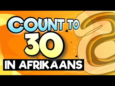 Afrikaans For Beginners | How To Count From 0 - 30 in Afrikaans