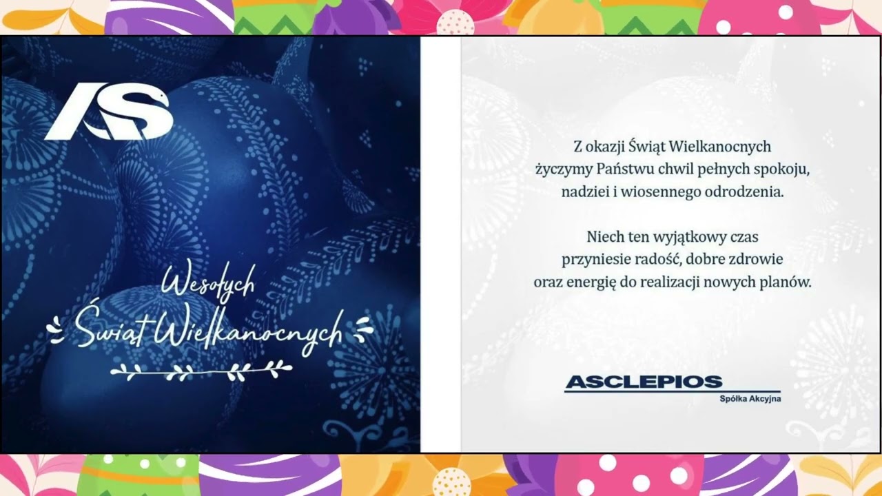 ASCLEPIOS S.A. | Życzenia wielkanocne