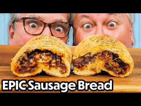 The MOST AMAZING Sausage Bread!