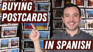 How to buy and send a postcard in Spanish | Spanish travel vocabulary