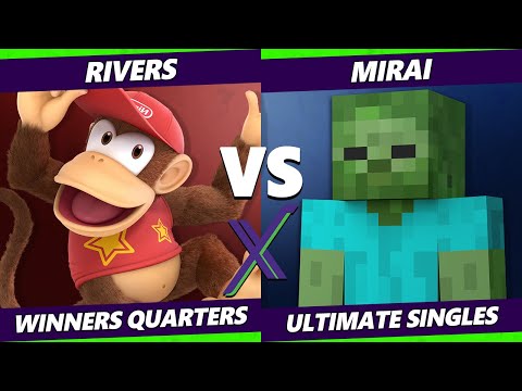 S@X 408 Online Winners Quarters - Rivers (Chrom, Diddy Kong) Vs. Mirai (Steve) Smash Ultimate - SSBU