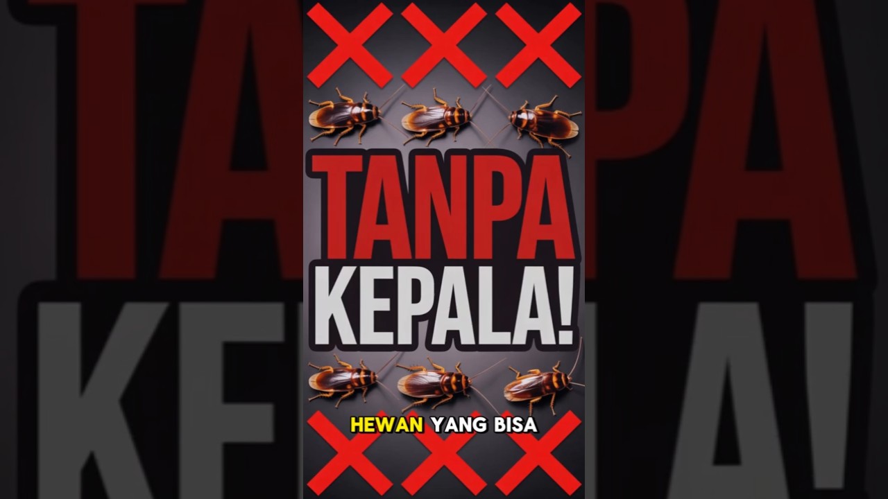 Hewan yang Bisa Hidup Tanpa Kepala #faktaunik #shorts #kecoa #unik #fakta #negaradidunia #hewanbesar