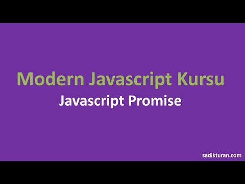 Promise ile Asekron Javascript Kullanımı Nasıl Yapılır