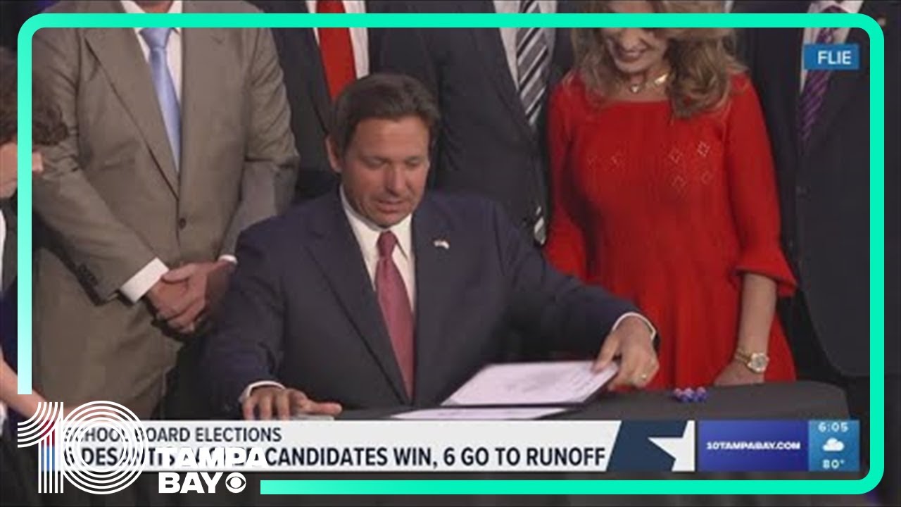 DeSantis-backed school board candidate goes to runoff for Pinellas County seat