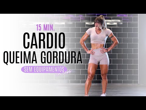 QUEIMA GORDURA E TONIFICA em casa sem equipamentos - HIIT 15 min.
