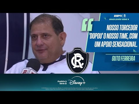 REMO: GUTO FERREIRA EXALTA IMPORTÂNCIA DA TORCIDA PARA CONQUISTA DO ACESSO: 'DOPING PSICOLÓGICO'