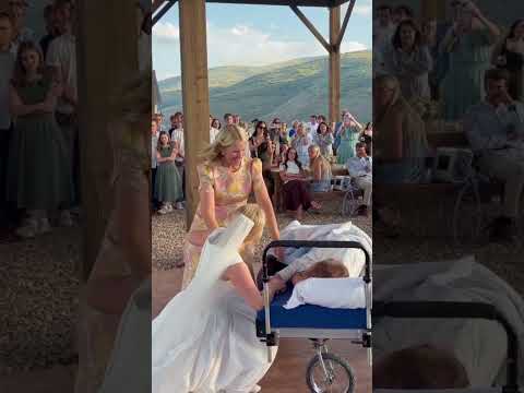 Her Father Couldn't Dance at Her Wedding… So She Did Something That Left Everyone in Tears 😭❤️