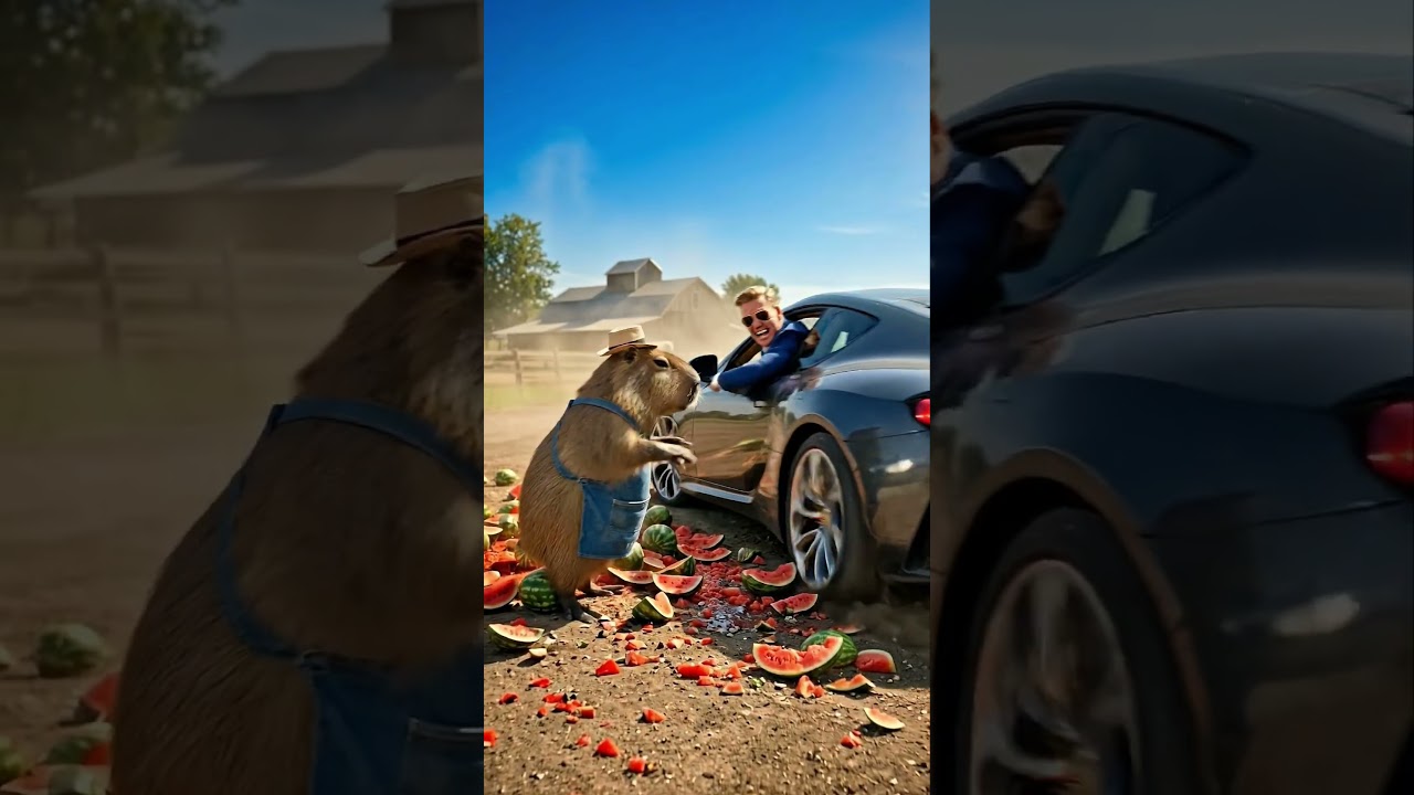 Capybara vs. LC: Watermelon Mayhem!