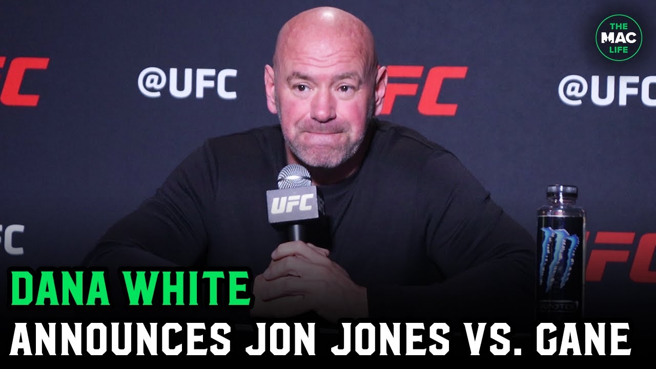 Dana White announces Jon Jones vs. Ciryl Gane; Releases Francis Ngannou from UFC