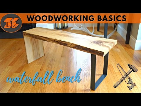 Woodworking Basics: Make a Waterfall Bench