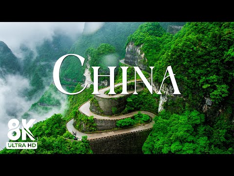 CHINA 8K Video Ultra HD With Soft Piano Music - 60 FPS - Green View 8k