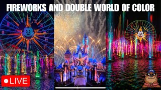 🔴 Live: Wednesday Stream at Disneyland! - Wondrous Journeys Fireworks and Double World of Color!