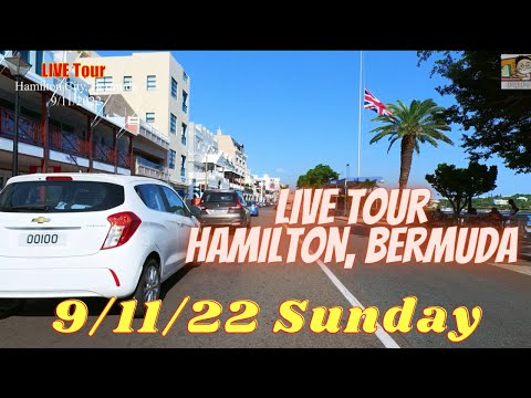 [4K] LIVE Tour Hamilton City,  Bermuda September 11, 2022 Sunday