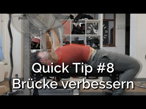 quick tip #8 | BRÜCKE VERBESSERN BEIM BANKDRÜCKEN | BANKDRÜCKTECHNIK