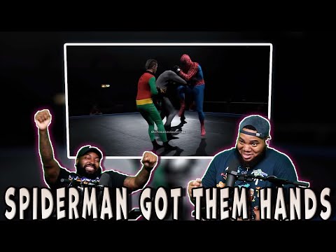 Spiderman vs Batman & Robin 2 vs 1 handicap MMA Fight | Marvel vs DC (Try Not To Laugh)