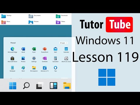 Windows 11 Tutorial Lesson 1 Windows 11 Environment