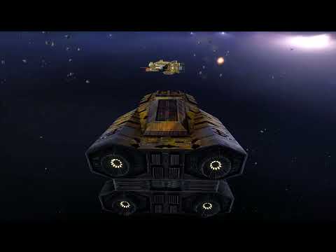 Homeworld Remastered - 10 standard corvettes VS 1 Kushan Destroyer