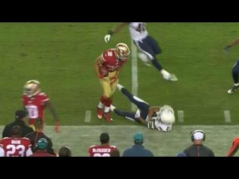 NFL: Jarryd Hayne Offensive Hit vs San Diego Chargers