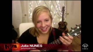Julia Nunes performing Stay Awake on NSFW Summer Music Series