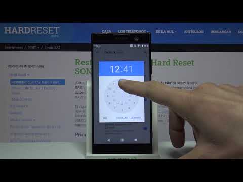 Cómo cambiar fecha y hora en SONY Xperia XA2 - configurar fecha y hora