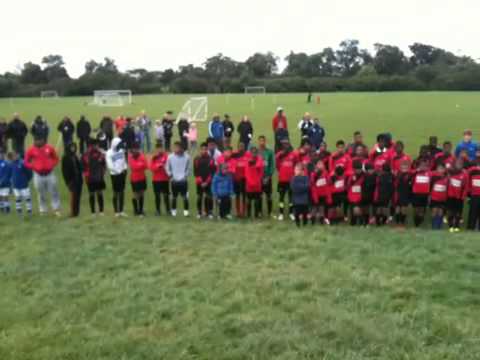 Footballers' tribute to murder victim Antoin Akpom