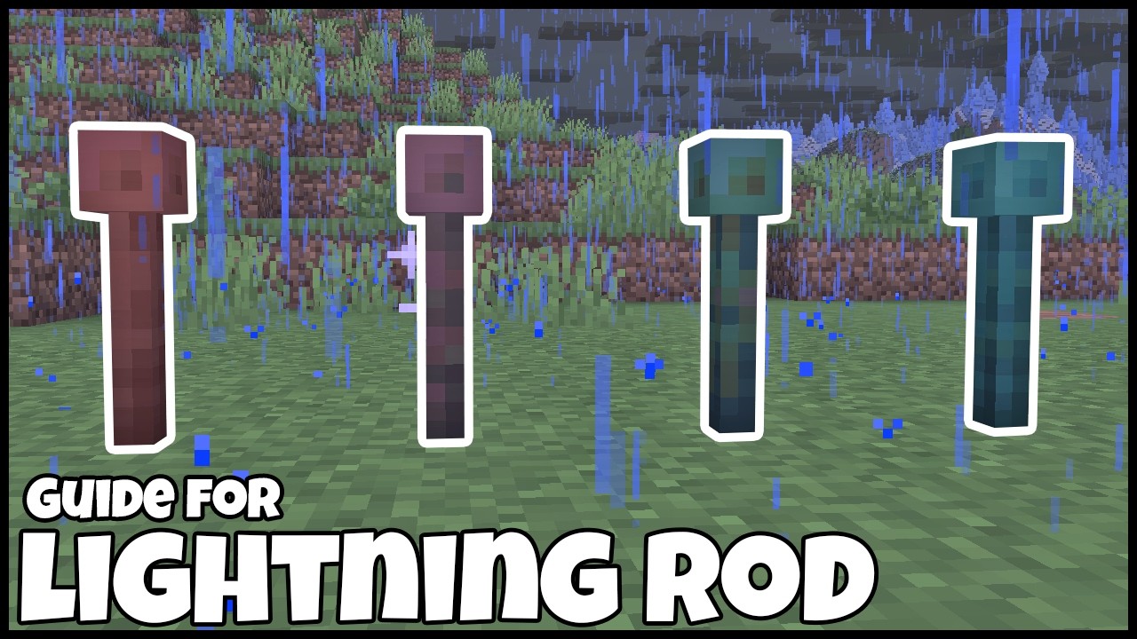 Minecraft LIGHTNING ROD GUIDE
