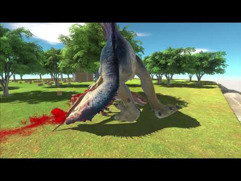 dinosaurs vs giant spinosaurus - Animal Revolt Battle Simulator