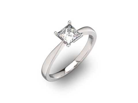 POLAD Diamond Engagement Ring - 0.65 ctw D32257-1W