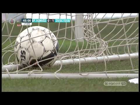 Zsidai László gólja a Budapest Honvéd - DVSC-TEVA mérkőzésen