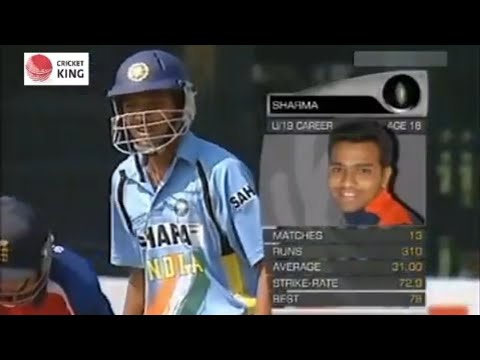 Rohit Sharma 59 vs England | U19 World Cup in Srilanka 2006