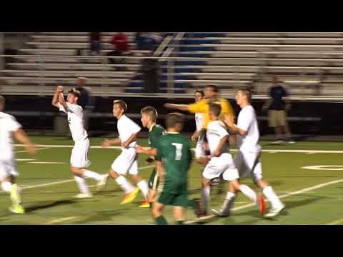 GlenOak Golden Eagles at Louisville Leopards Boys Soccer Highlights 8 24 2017