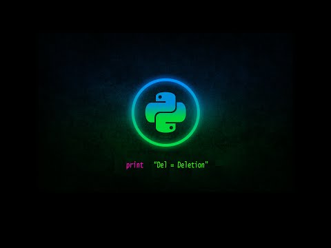 Python Del Deletion