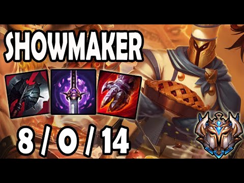 Pantheon vs Rumble [ DWG ShowMaker ] Lol Challenger Korea