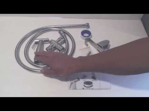 Handheld bidet sprayer installation and review