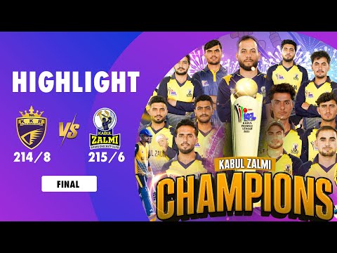Amir Hajizada Kabul Premier League - S3 - Kabul Knight Riders vs Kabul Zalmi, Final Highlights