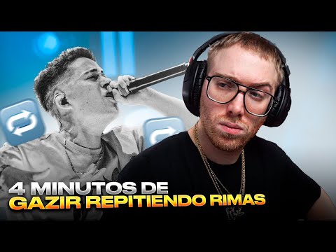 RODRIGO QUESADA REACCIONA A GAZIR REPITIENDO RIMAS DURANTE 4 MINUTOS