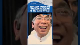 Gus Yahya Tertawa Tanggapi Cak Imin yang Ragukan Ke-NU-an Khofifah karena Beda Pilihan Pilpres