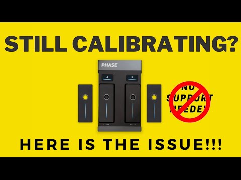 Phase DJ remote stuck in calibration mode due to defective transmitter.