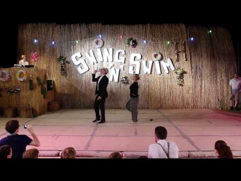 Martin and Anita at Swing 'n' Swim 2017, Greece