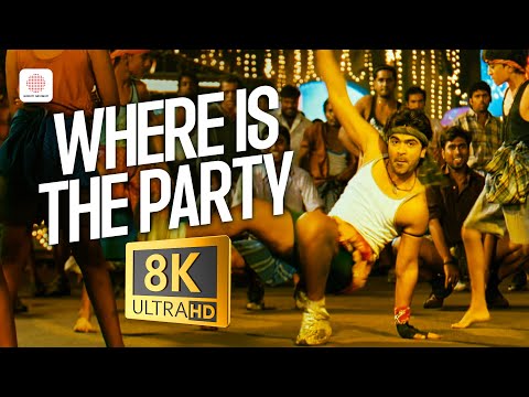 Silambattam - Where Is The Party 8K/4K Video Song | Yuvanshankar Raja | STR