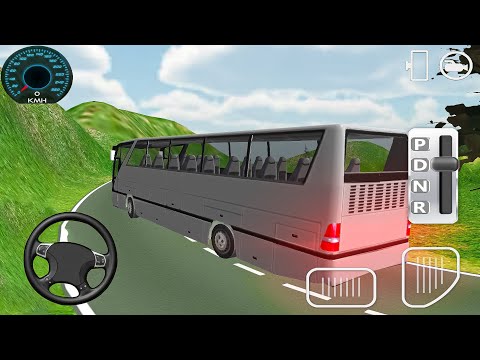 Offroad Bus Transport Simulator - Bus Driving Through Mountain Cliff Road - 2021 Android Gameplay
