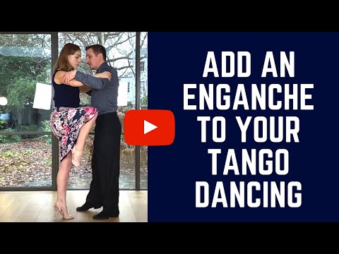Changing dynamics in tango: medio-giro + enganche combination