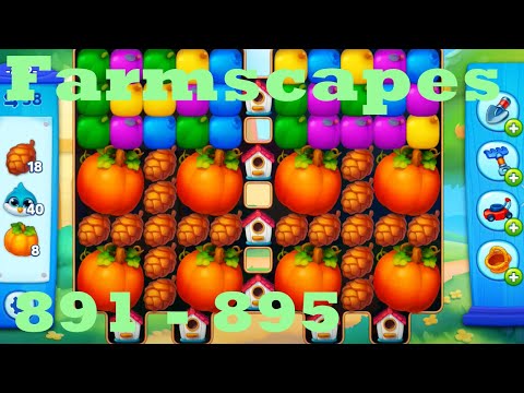Farmscapes Level 891 - 895 HD Gameplay Walkthrough |  3 - match game | android | ios | pc | app