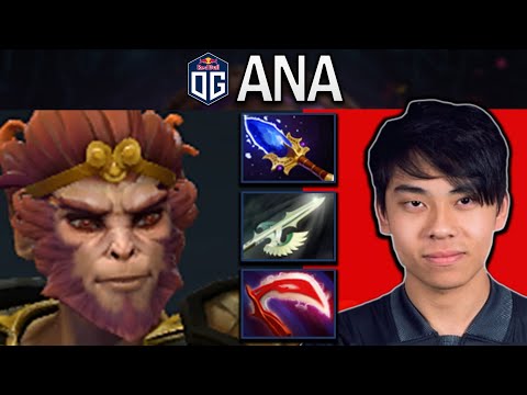 OG.ANA SMURF MONKEY KING WITH 23 KILLS & AGHANIMS - DOTA 2 PRO GAMEPLAY