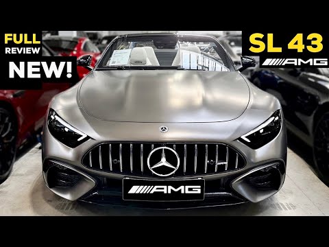 2023 MERCEDES SL 43 AMG NEW FULL In-Depth Review BRUTAL Sound Exterior Interior MBUX Price