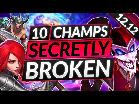 10 UNDERRATED Champions of ALL ROLES - NEW PATCH 12.12 Tier List - LoL Guide