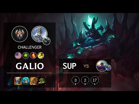 Galio Support vs Braum - NA Challenger Patch 10.20
