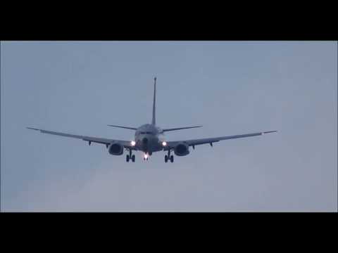 US Navy P-8 Poseidon • Landing • Lajes Field